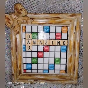 This 9x9 Wooden Framed Dad Wall Hanging Is A One Of A Kind Creation